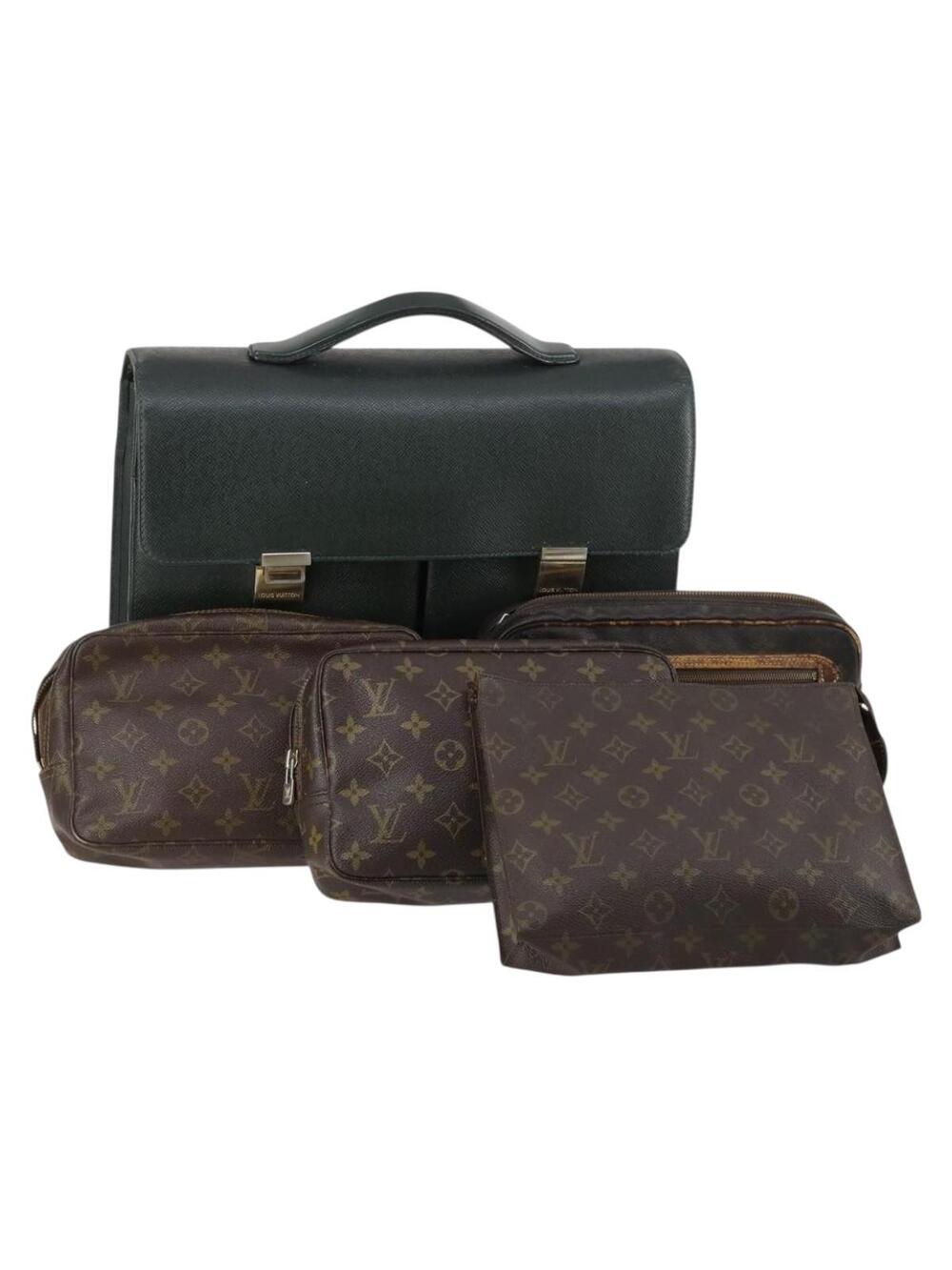 Louis Vuitton Taiga Bag 5Set Green Lv #348882L60B